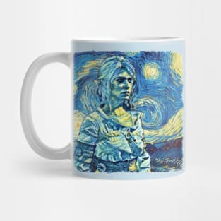 The Lady of space and Time Van Gogh Style Mug